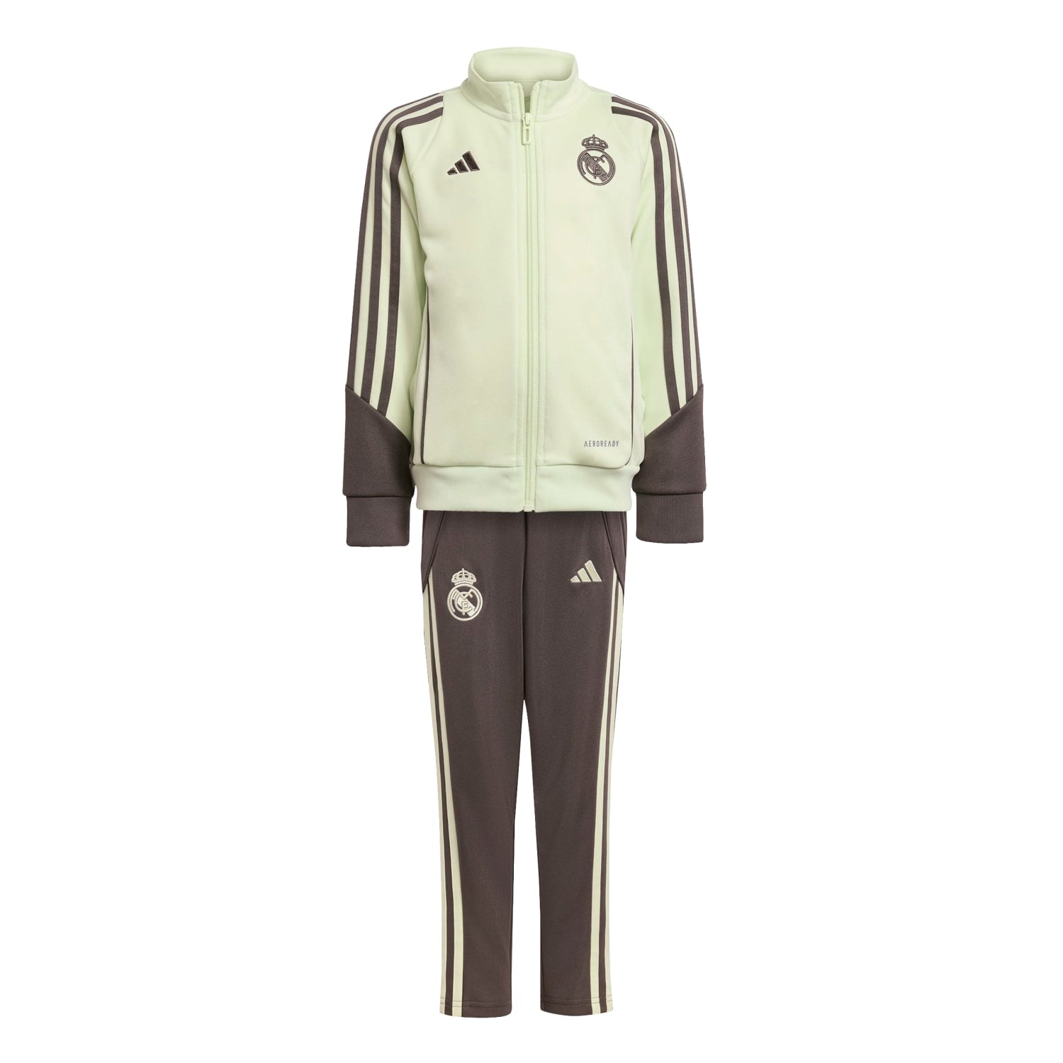 Infant adidas Training Tracksuit 25/26 Lime Green/Dark Olive Official Real Madrid Store Infant adidas Training Tracksuit 25/26 Lime Green/Dark Olive Official Real Madrid Store