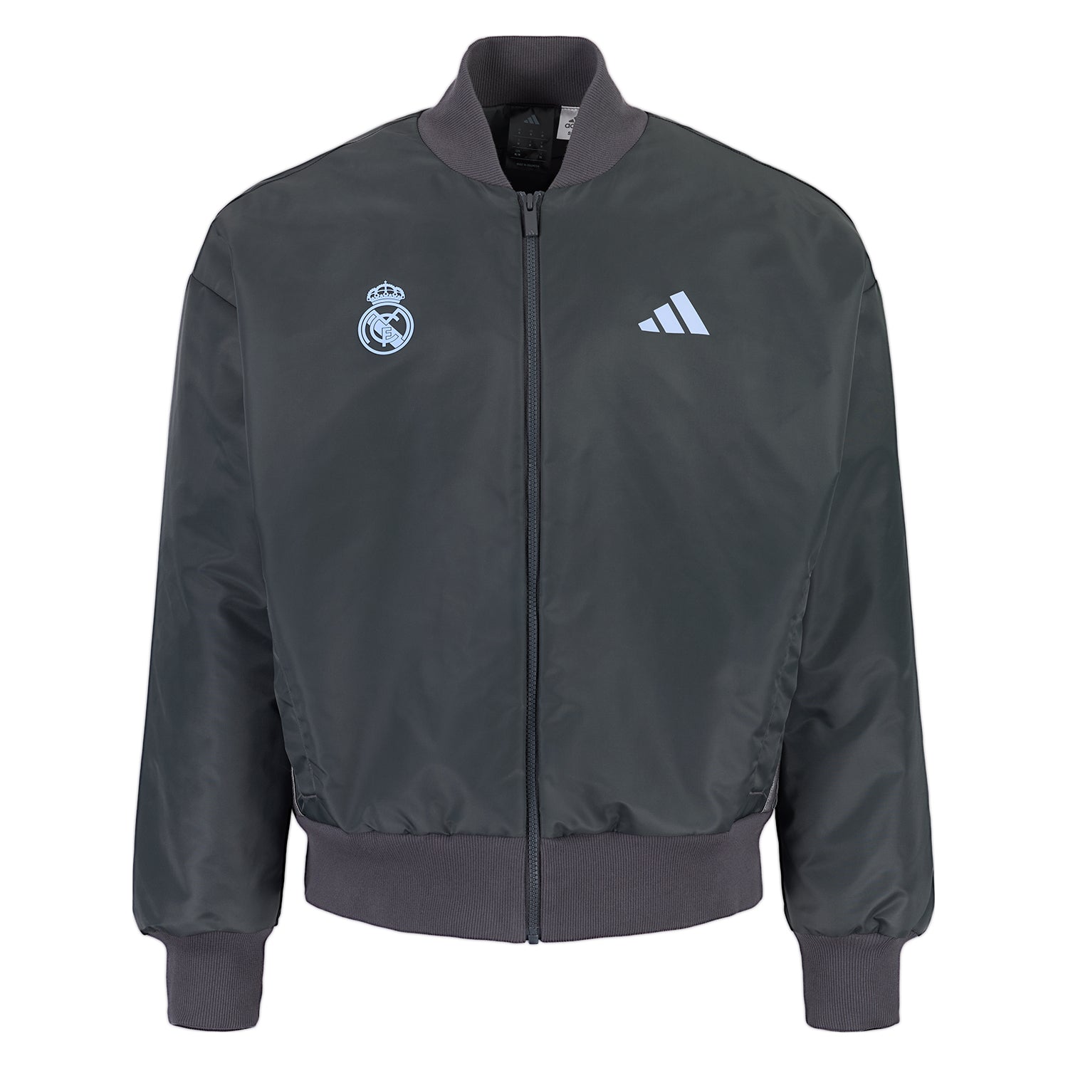 メンズ adidas Stadium ボンバージャケット グレー – レアル