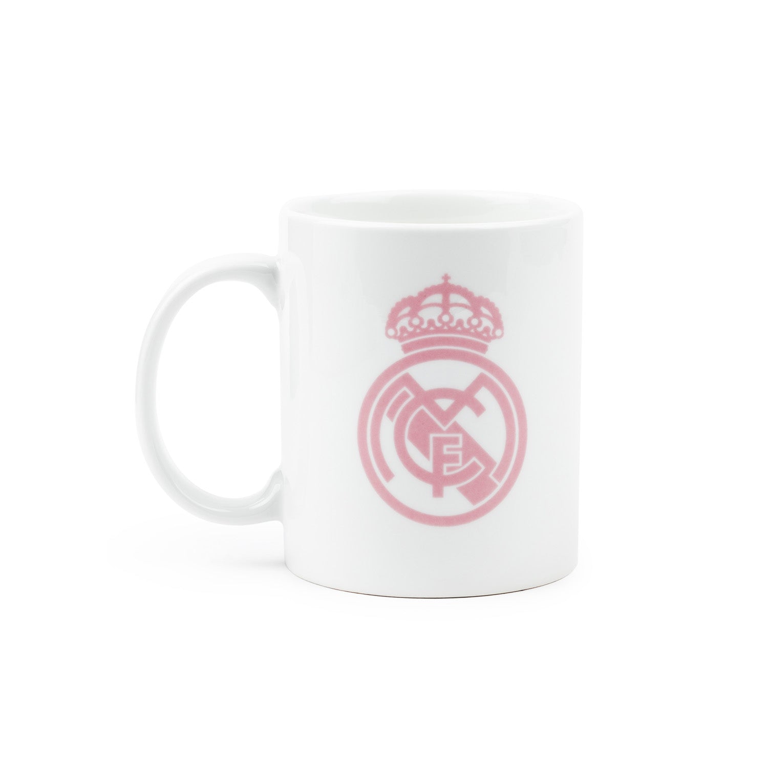 ホワイト/ピンク セラミック マグReal Madrid – レアル・マドリードCF