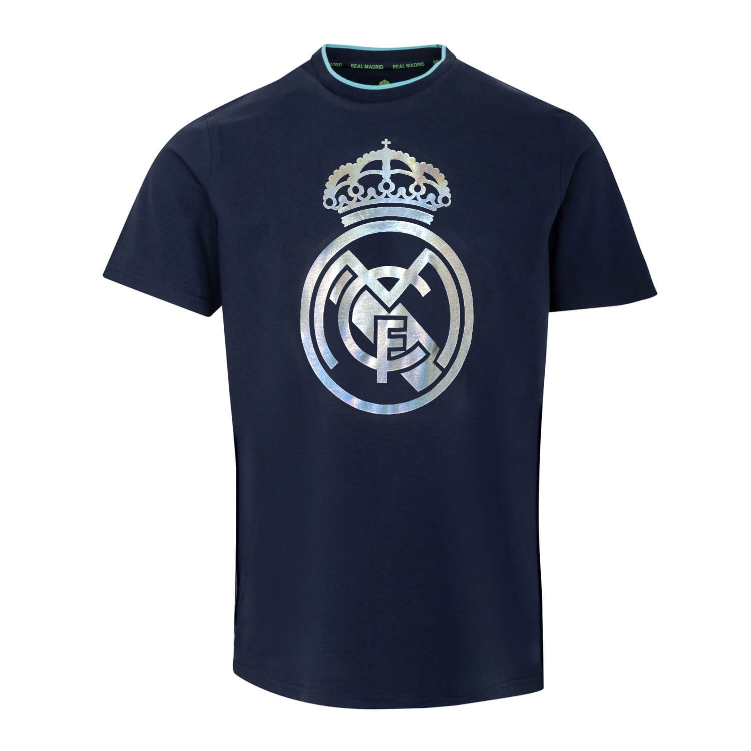 ベルナベウ購入　レアルマドリード 2017年ファイナルシャツ ベルナベウ・ネオンライト メンズTシャツ リフレクティブプリント