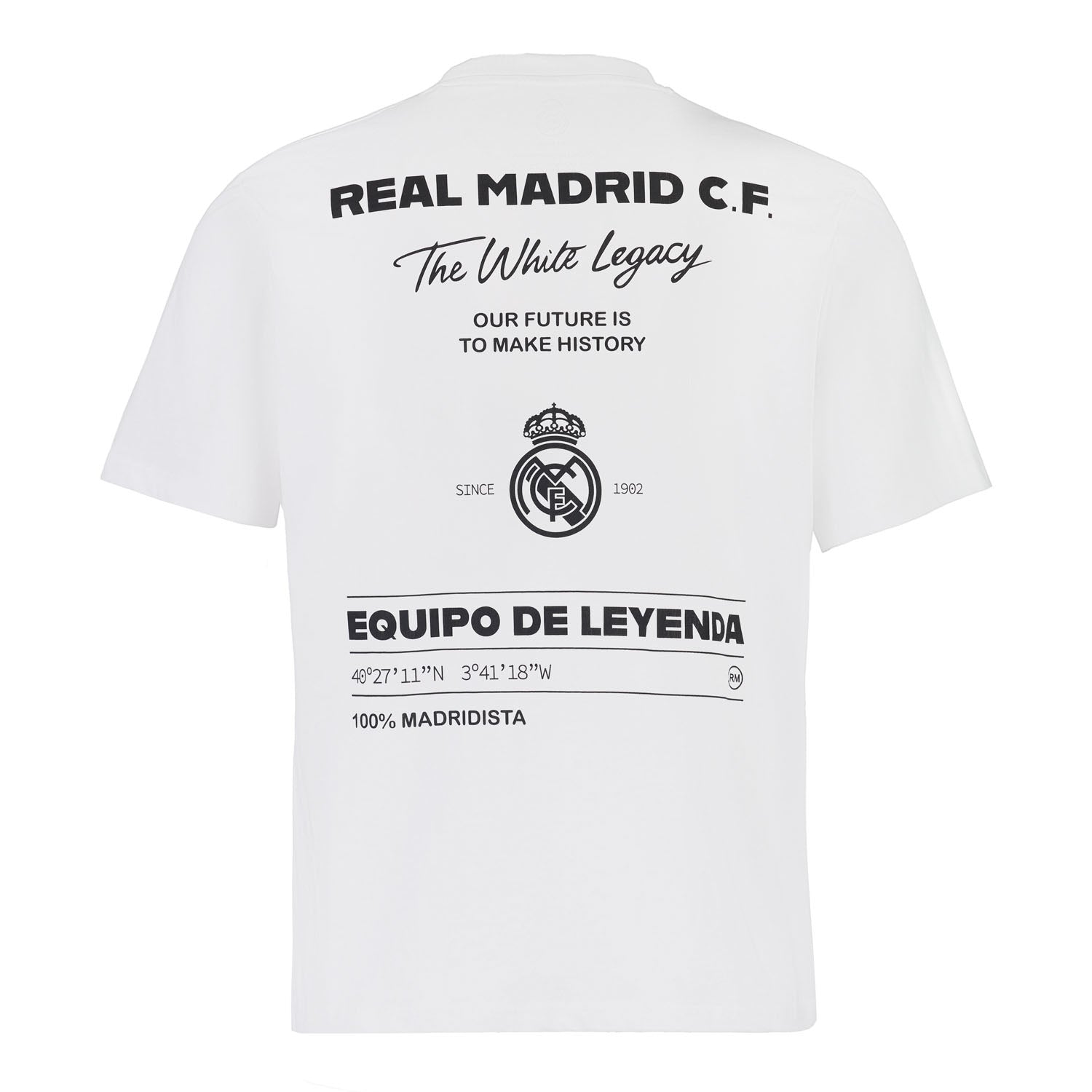 Mens White Legacy T-shirt White – Official Real Madrid Store