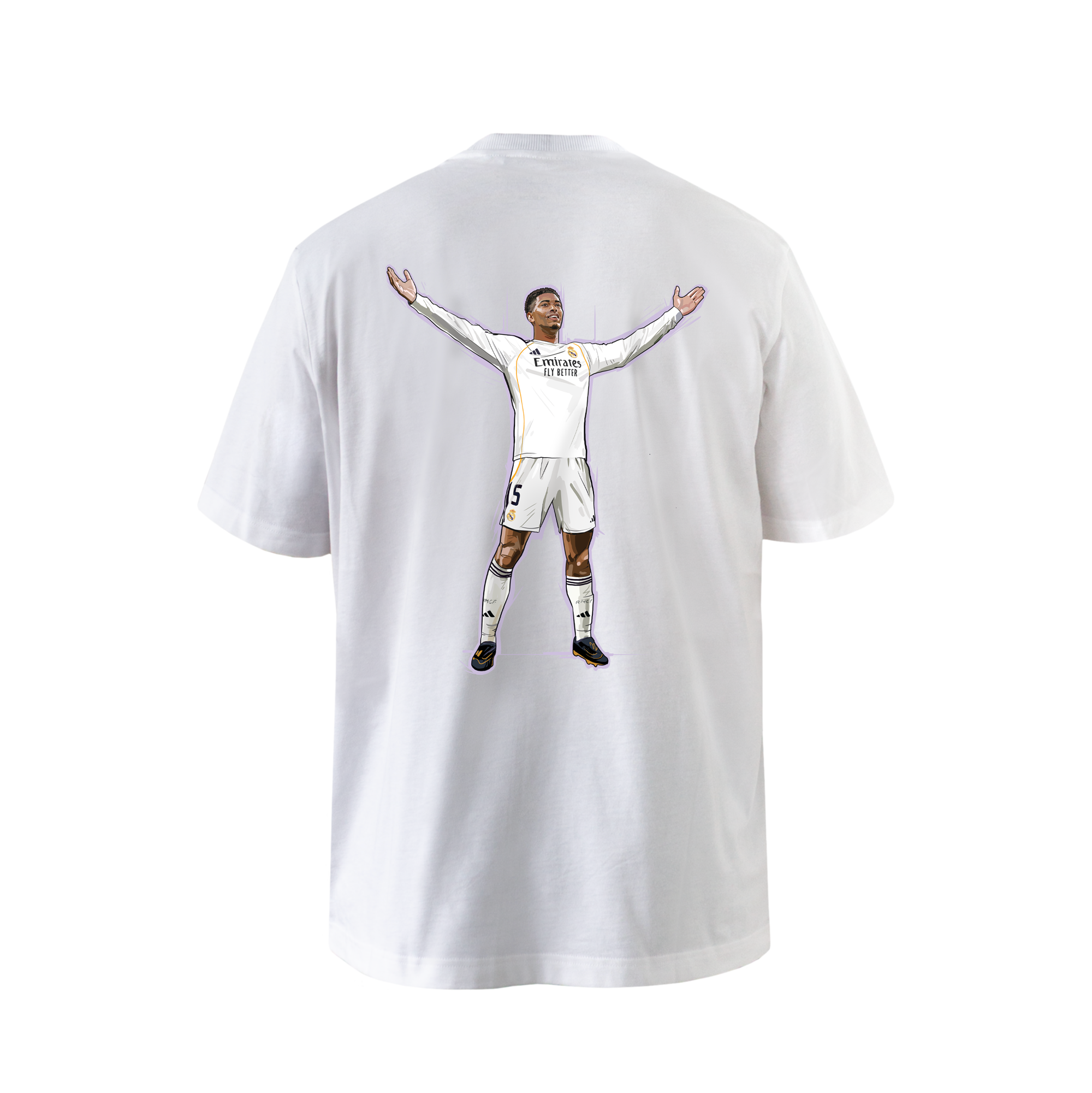 メンズ adidas Magic Moments ジュード・ベリンガム ホワイトTシャツ