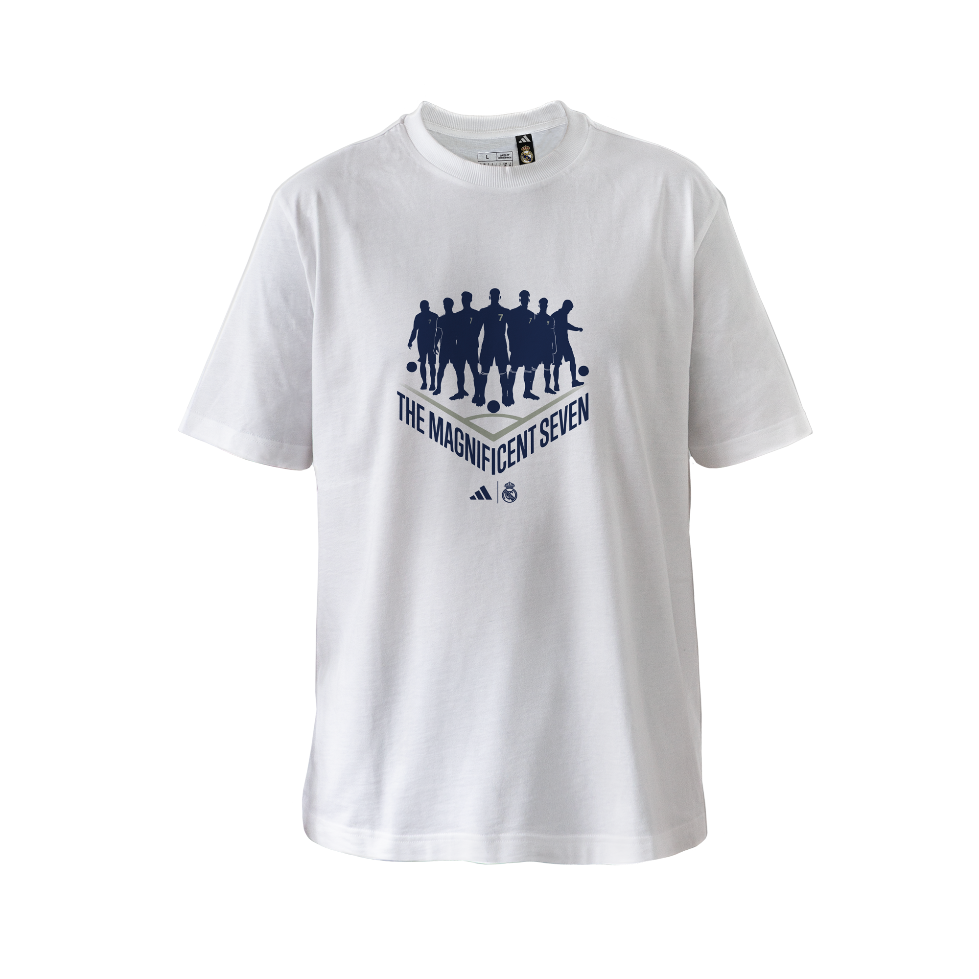 メンズ adidas Magic Moments 7 ホワイトTシャツ – レアル・マドリード 