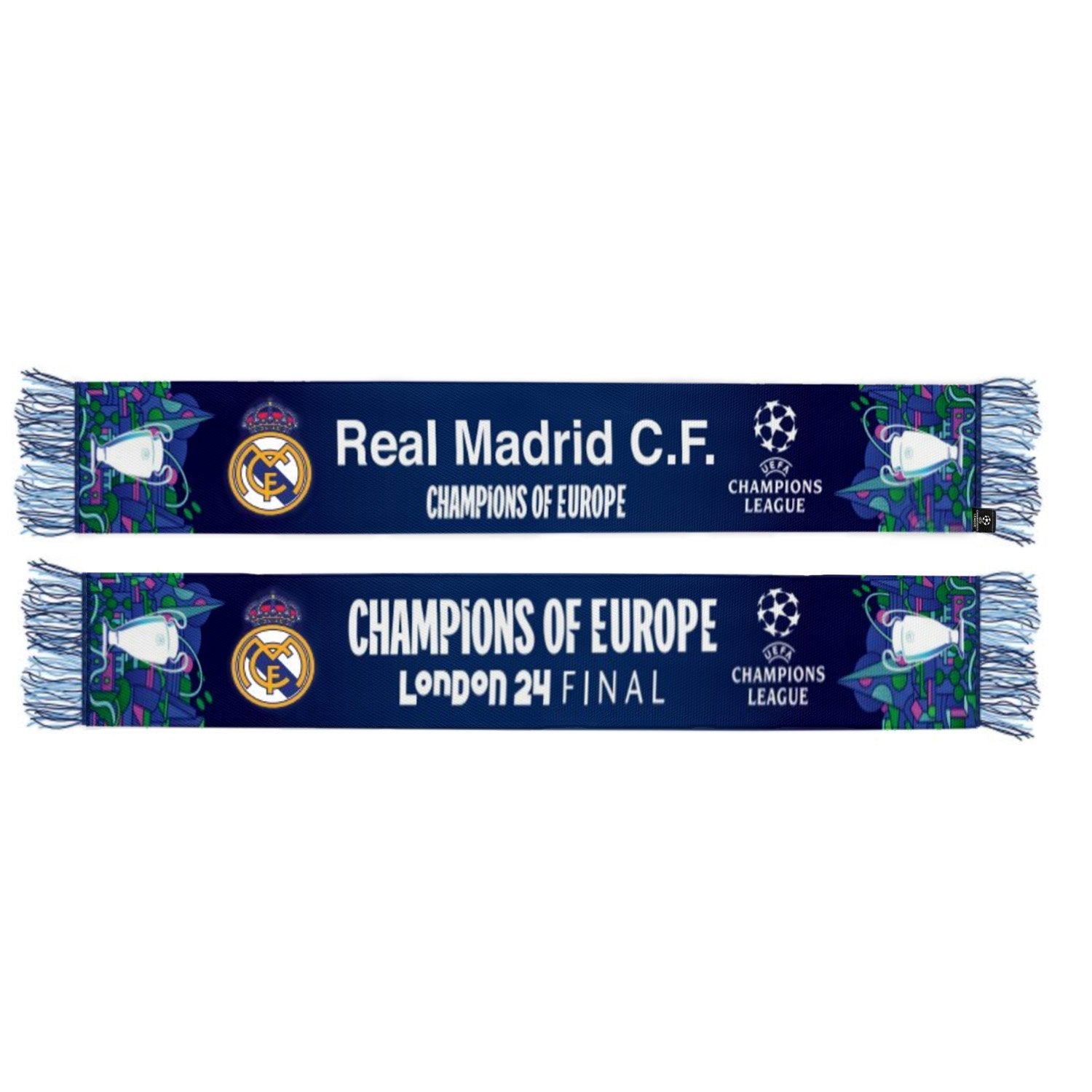 UCL チャンピオンズ 15 プリントマフラー ネイビー – レアル 