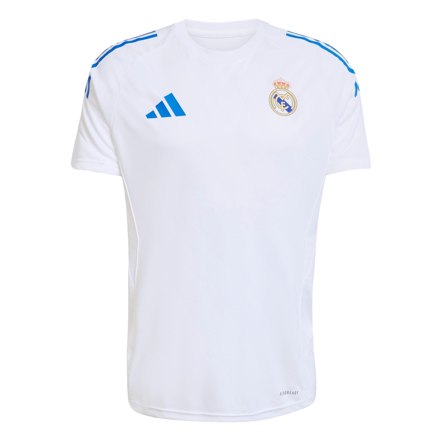 adidas Real Madrid ホワイトシャツ メンズ アディダス ヨーロッパ トレーニング シャツ 25/26 ホワイト