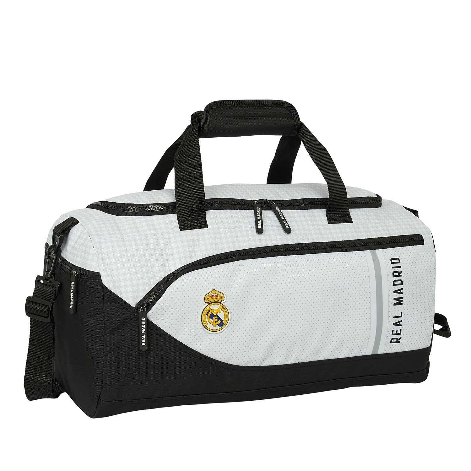 スポーツバッグ ホワイト/ブラック Real Madrid – レアル・マドリード
