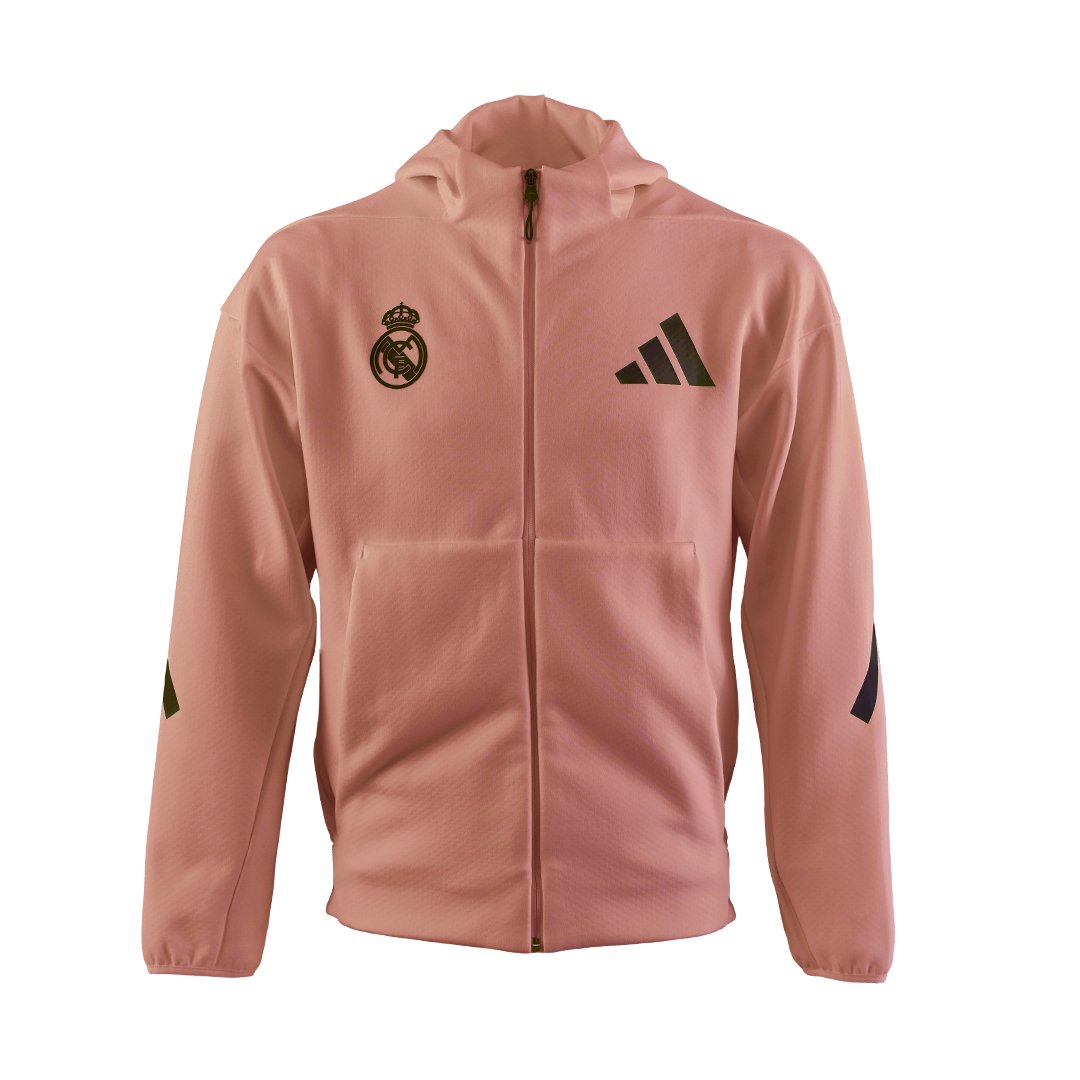 Mens adidas Real Urban Full Zip Hoodie Brown – Official Real