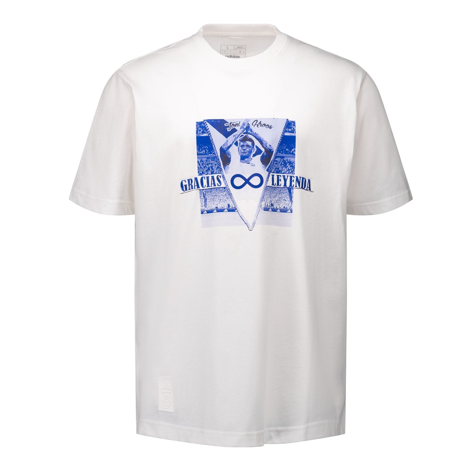 Y-3 レアル・マドリード KROOS シャツ メンズ Tシャツ クロース adidas Magic Moments ホワイト – レアル