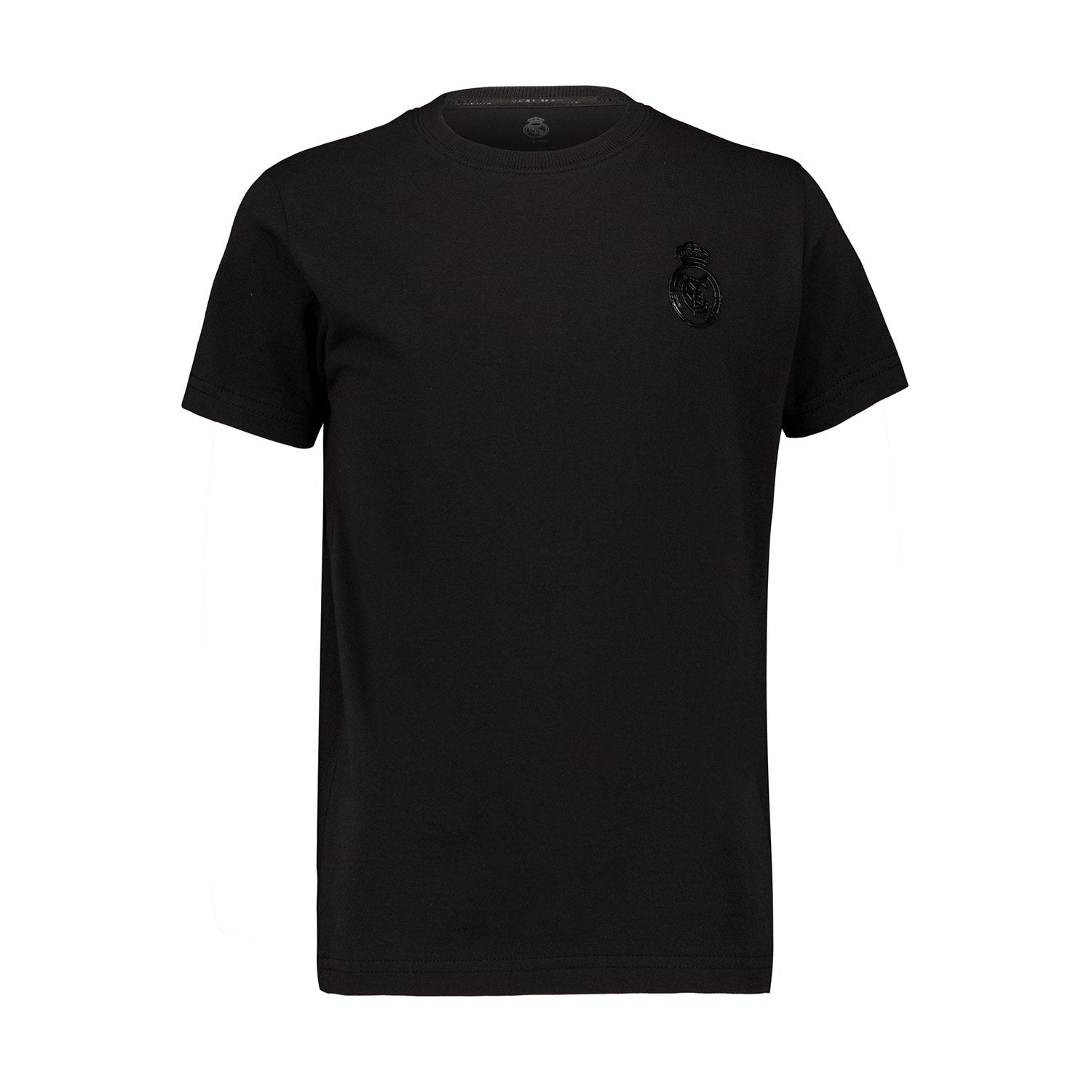 レアル・マドリード 黒 シャツ Lサイズ ユース ブラックアウト Tシャツ RMCFバックプリント ブラック Real