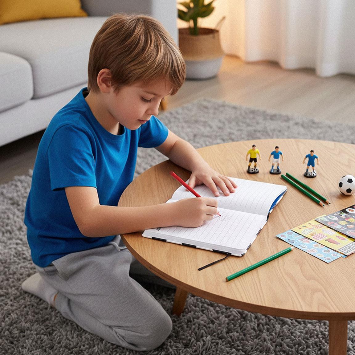 Caderno Acolchoado Multicolor