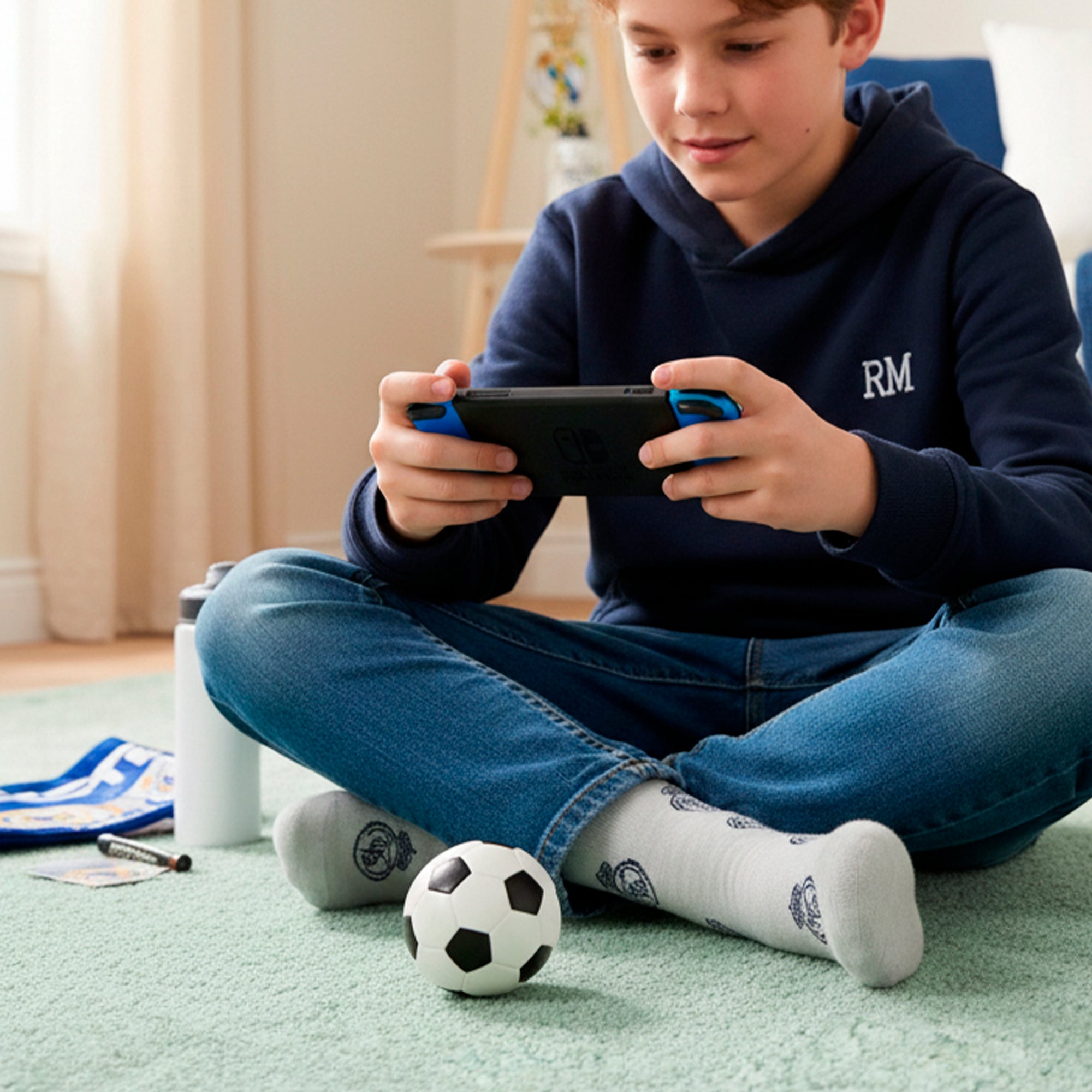 Calcetines Largos Niño Gris