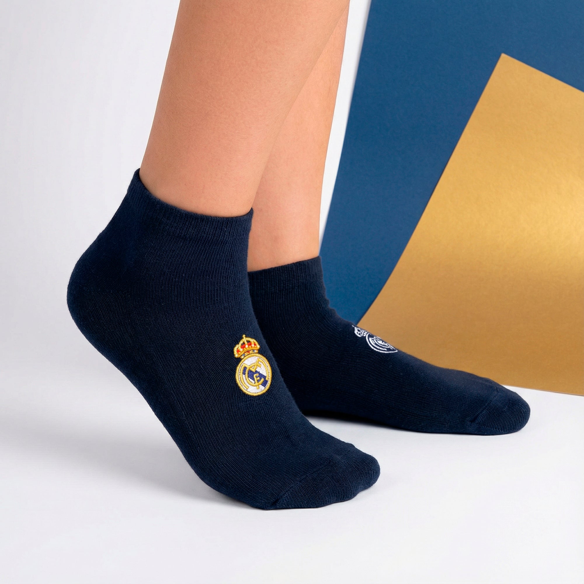 Pack de 2 Calcetines Cortos Azul Oscuro