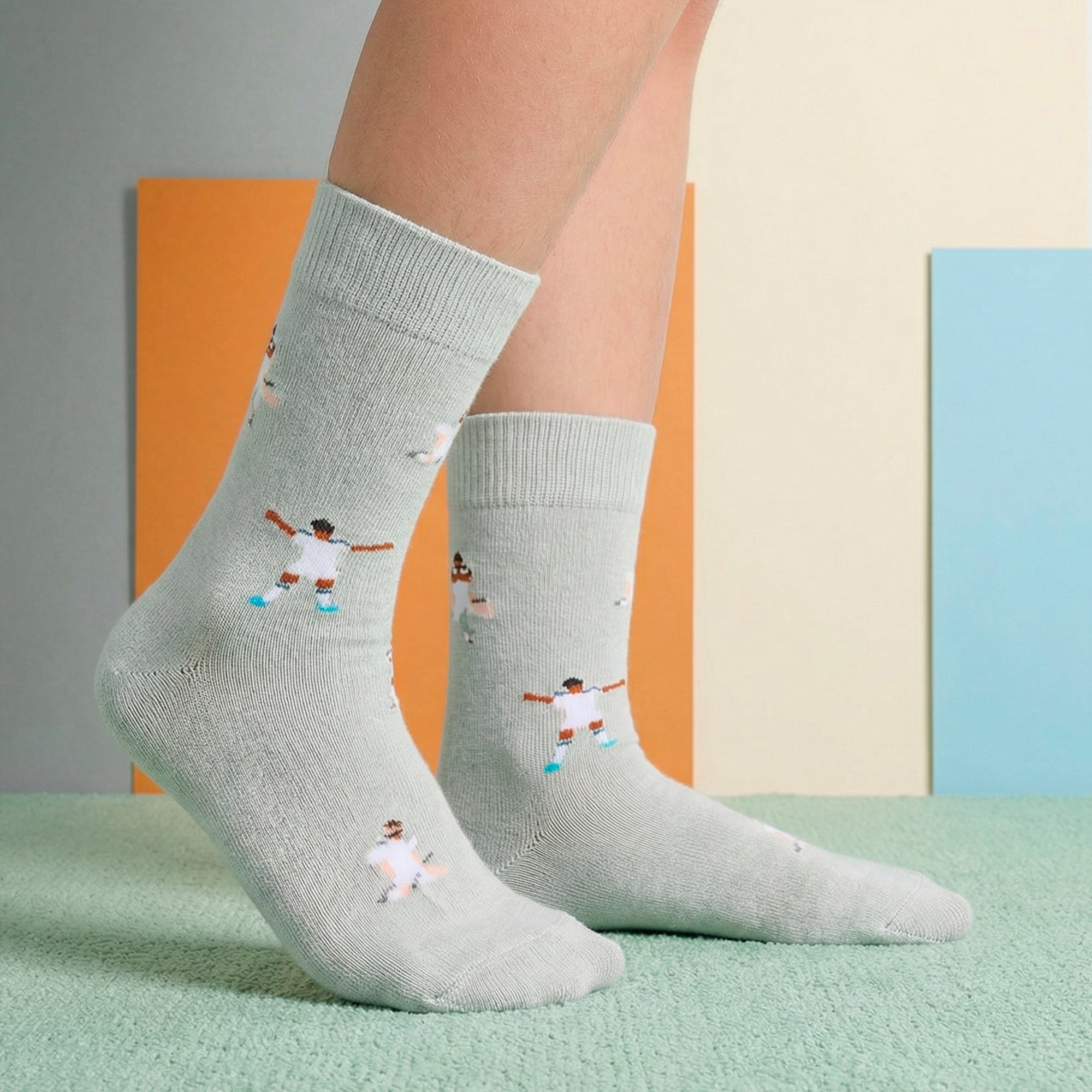 Calcetines Largos Jugadores Gris