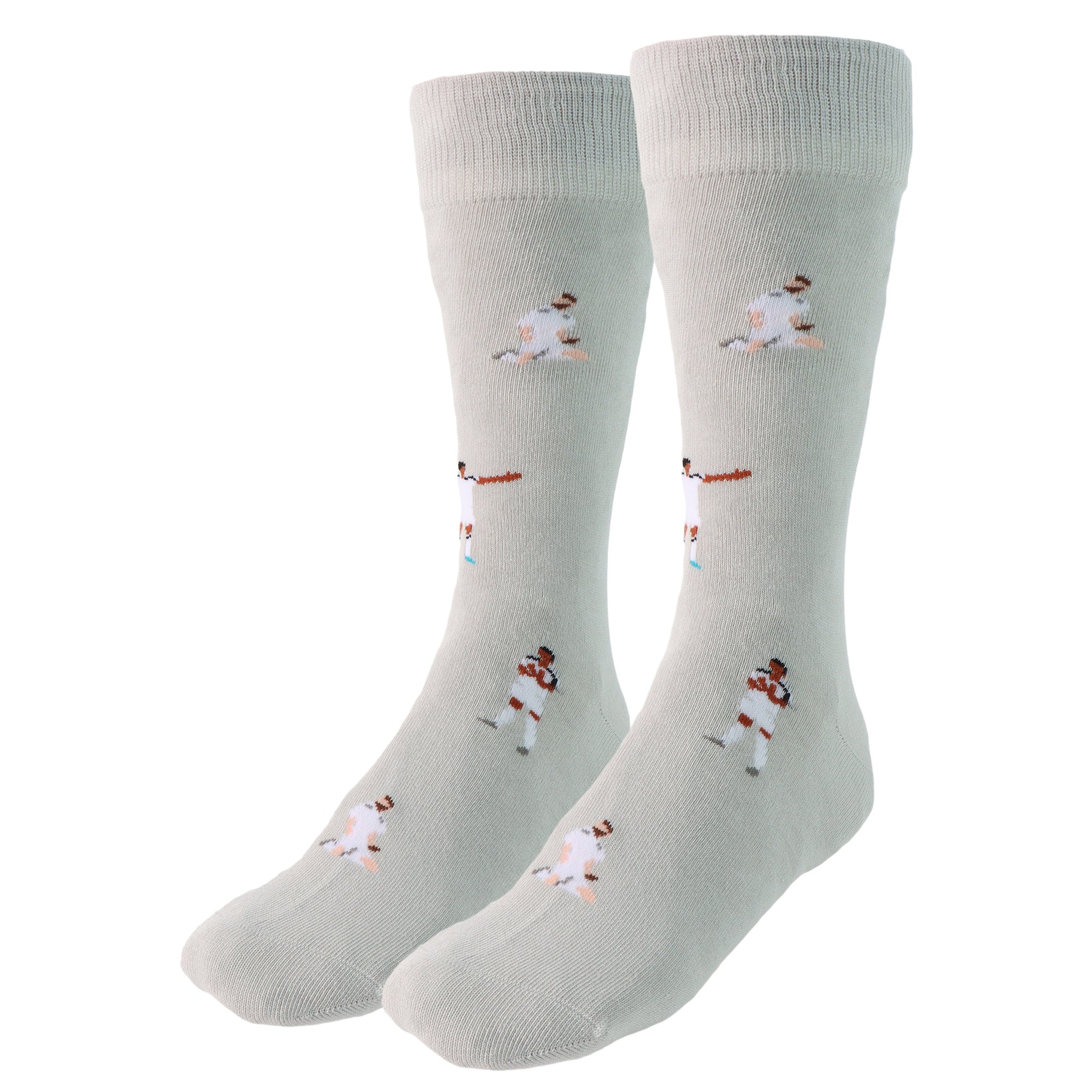 Calcetines Largos Infantiles Jugadores Gris