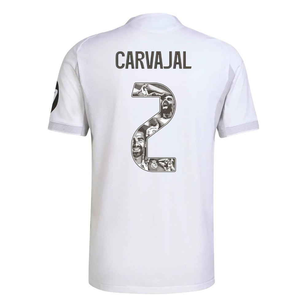 Mens Authentic Carvajal Special Edition White Home Jersey 25/26