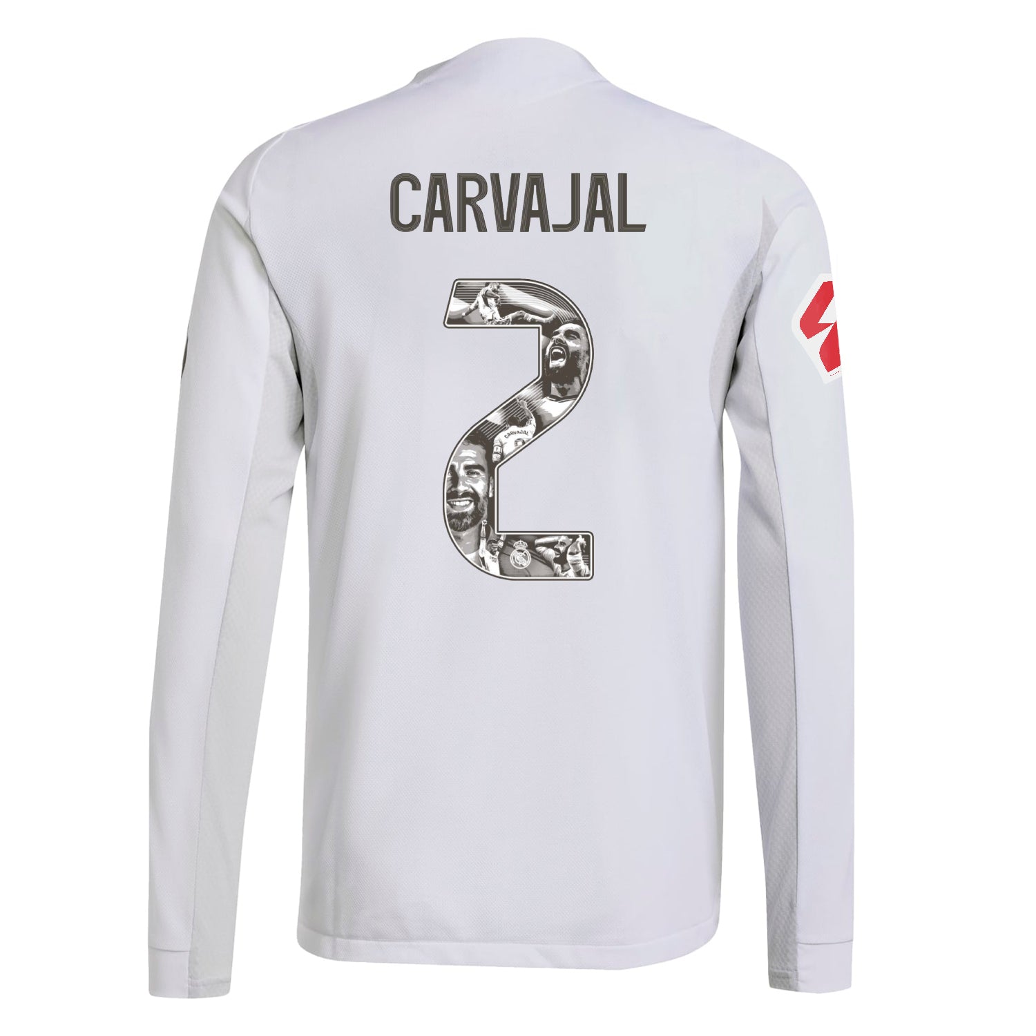 Mens Authentic Long Sleeve Carvajal Special Edition White Home Jersey 25/26