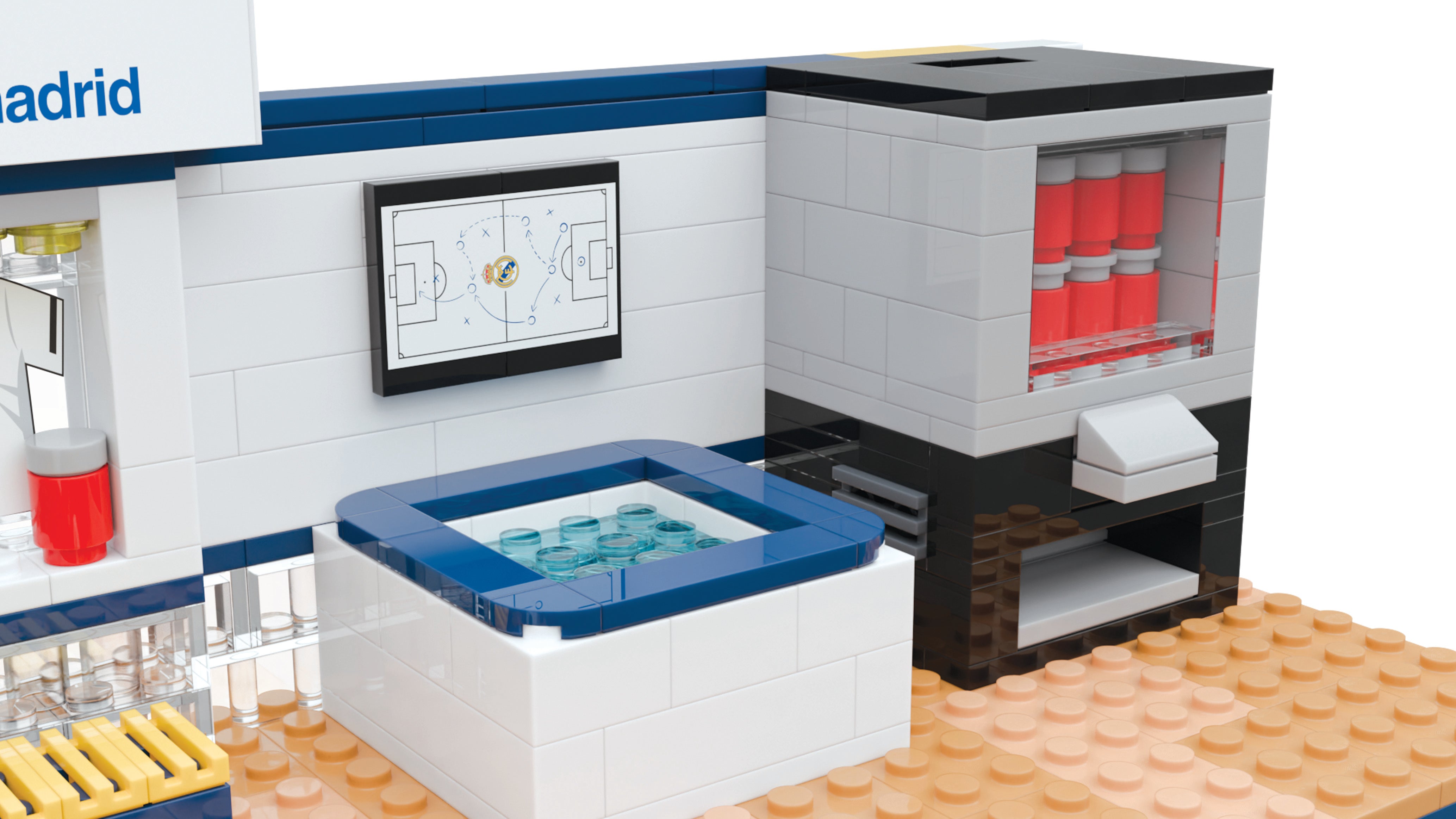 スタジアムロッカールームパズルセット 440ピース – レアル