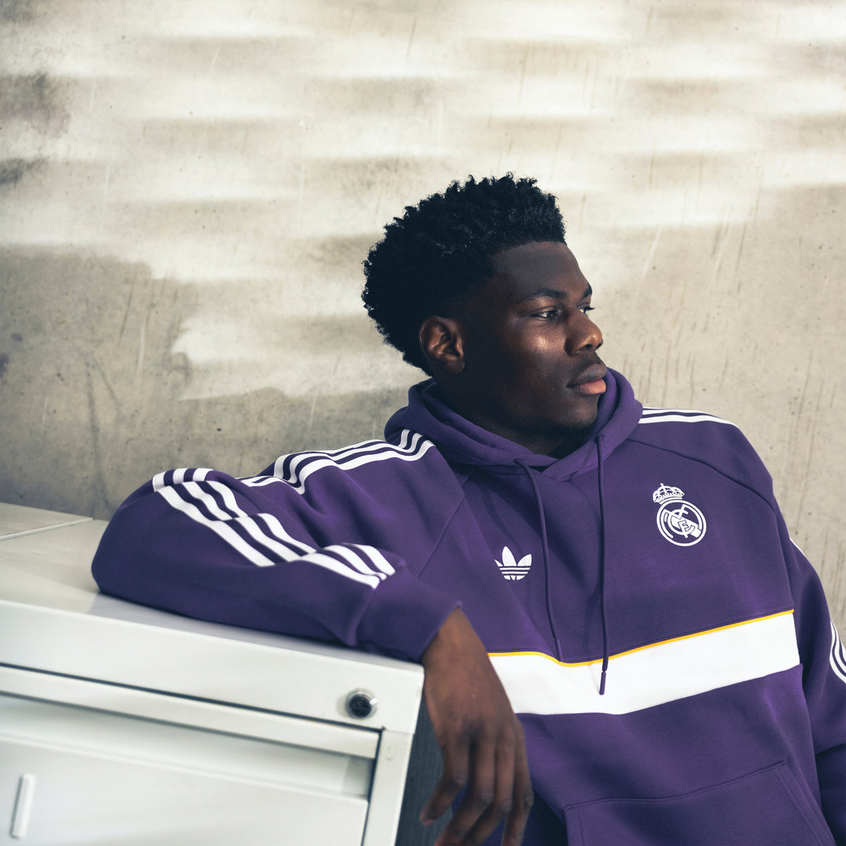Sudadera Hombre adidas OG Icons 26/27 Morada