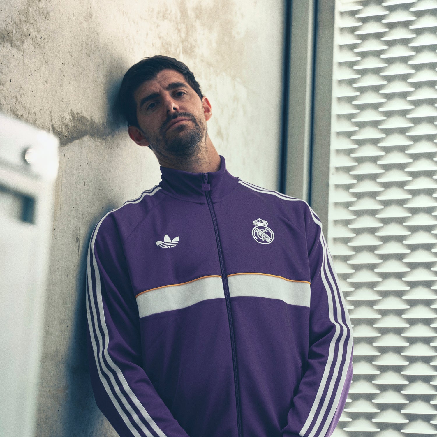 メンズ adidas OG Icons トラックトップ 26/27 パープル – レアル