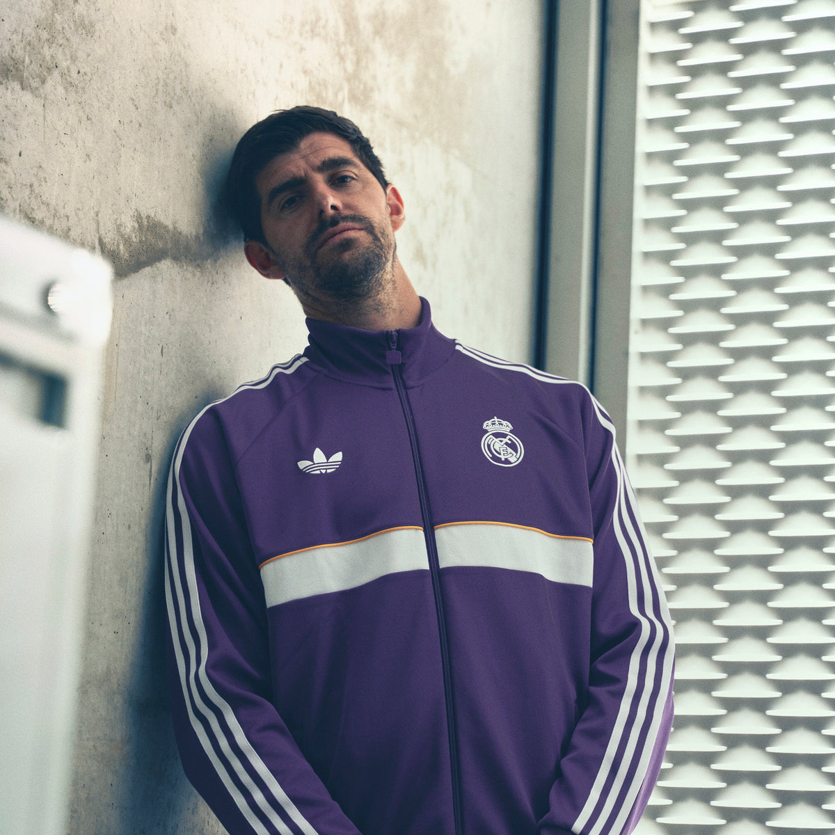 Mens adidas OG Icons Track Top 26/27 Purple
