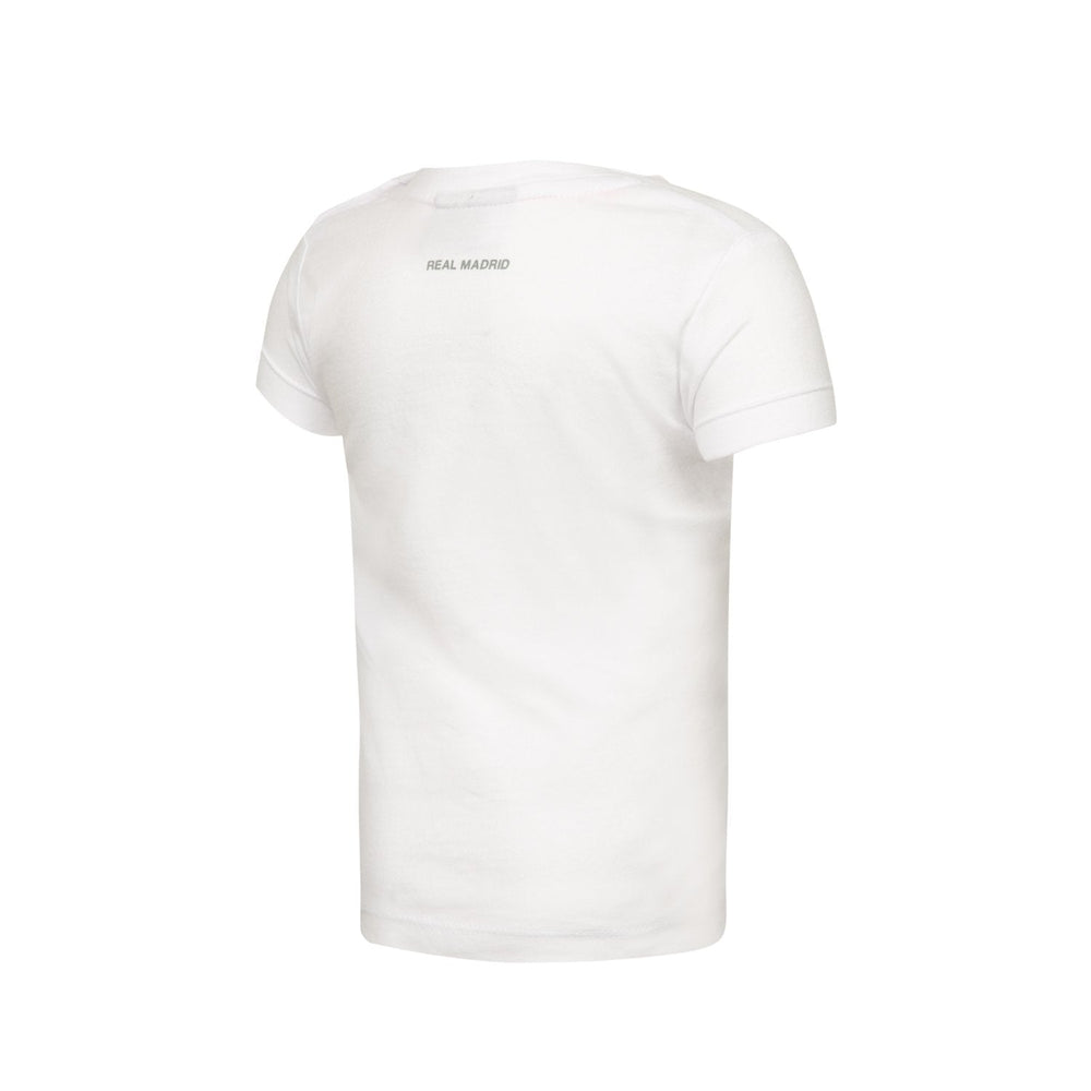 Real Madrid Infant Graphic T-Shirt White/Pink