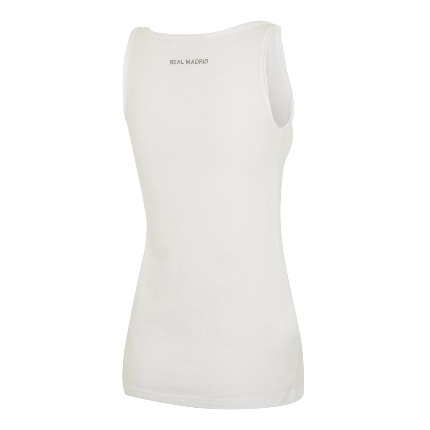 Real Madrid Womens Crest Tank White