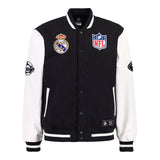Giacca Varsity Uomo Real Madrid x NFL Nera