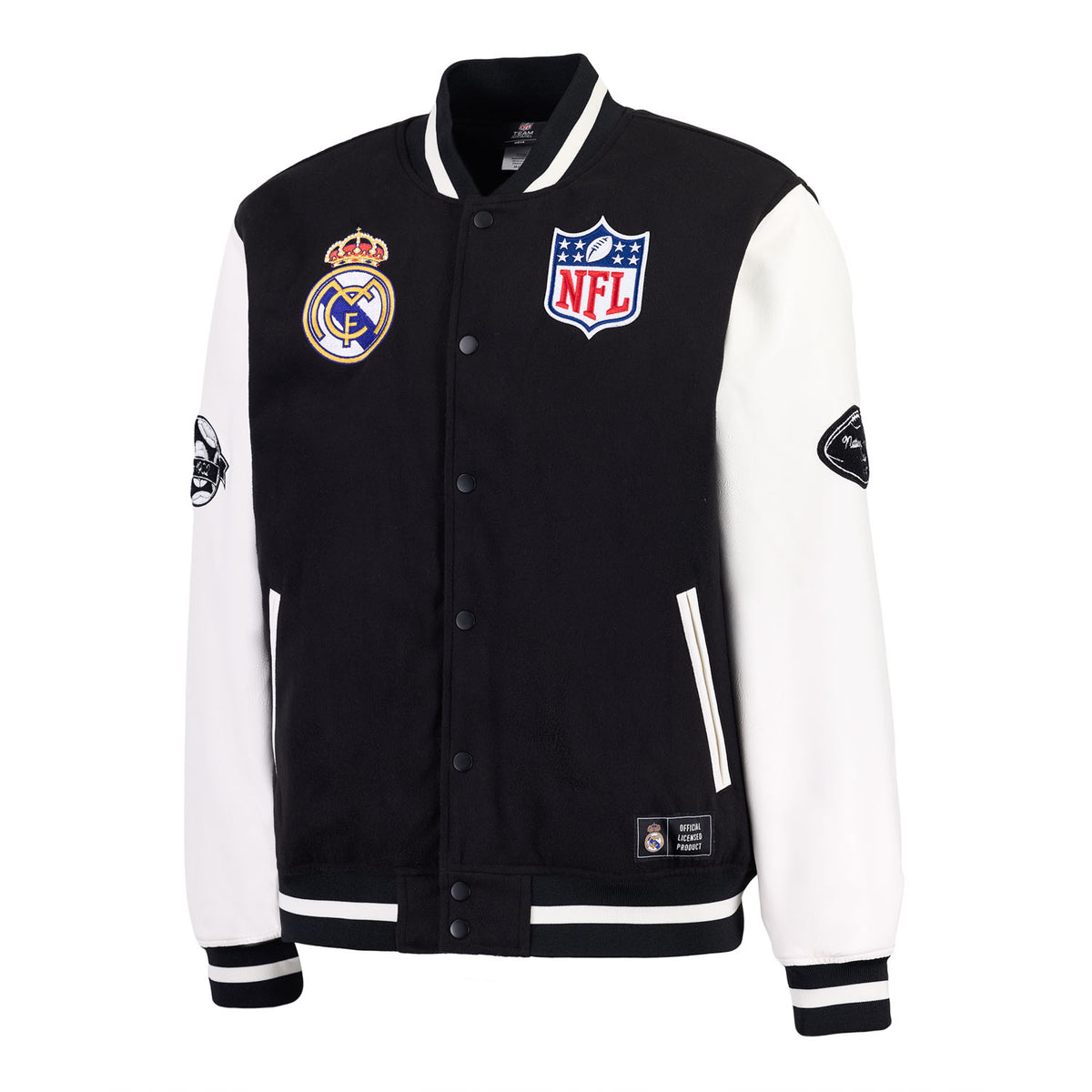 Giacca Varsity Uomo Real Madrid x NFL Nera
