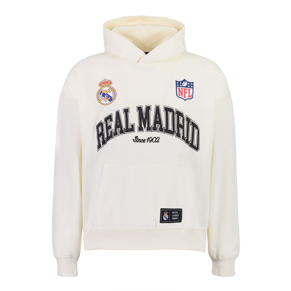 Herren Football Kapuzenpullover Real Madrid x NFL Beige