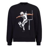 Mens Real Madrid x NFL Football Sweatshirt Black