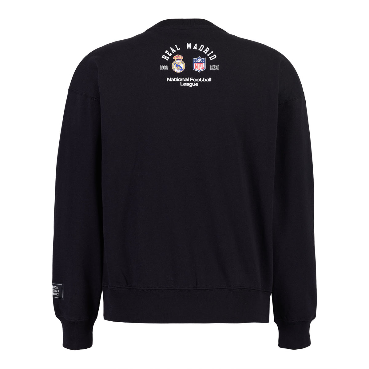Mens Real Madrid x NFL Football Sweatshirt Black