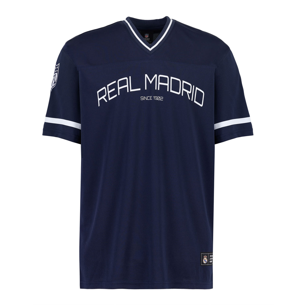 Camiseta Hombre Real Madrid x NFL Mesh Azul Marino