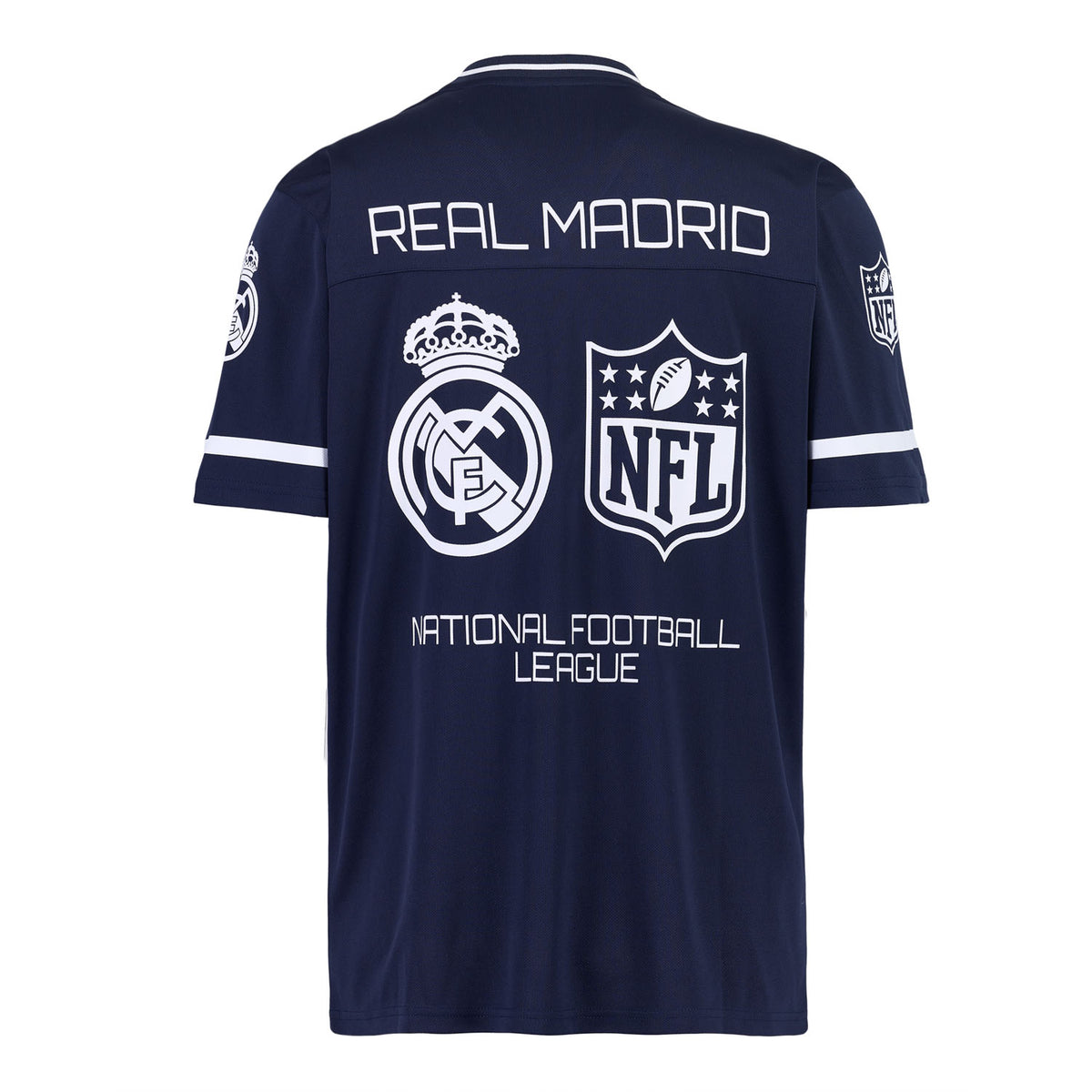 Camiseta Hombre Real Madrid x NFL Mesh Azul Marino