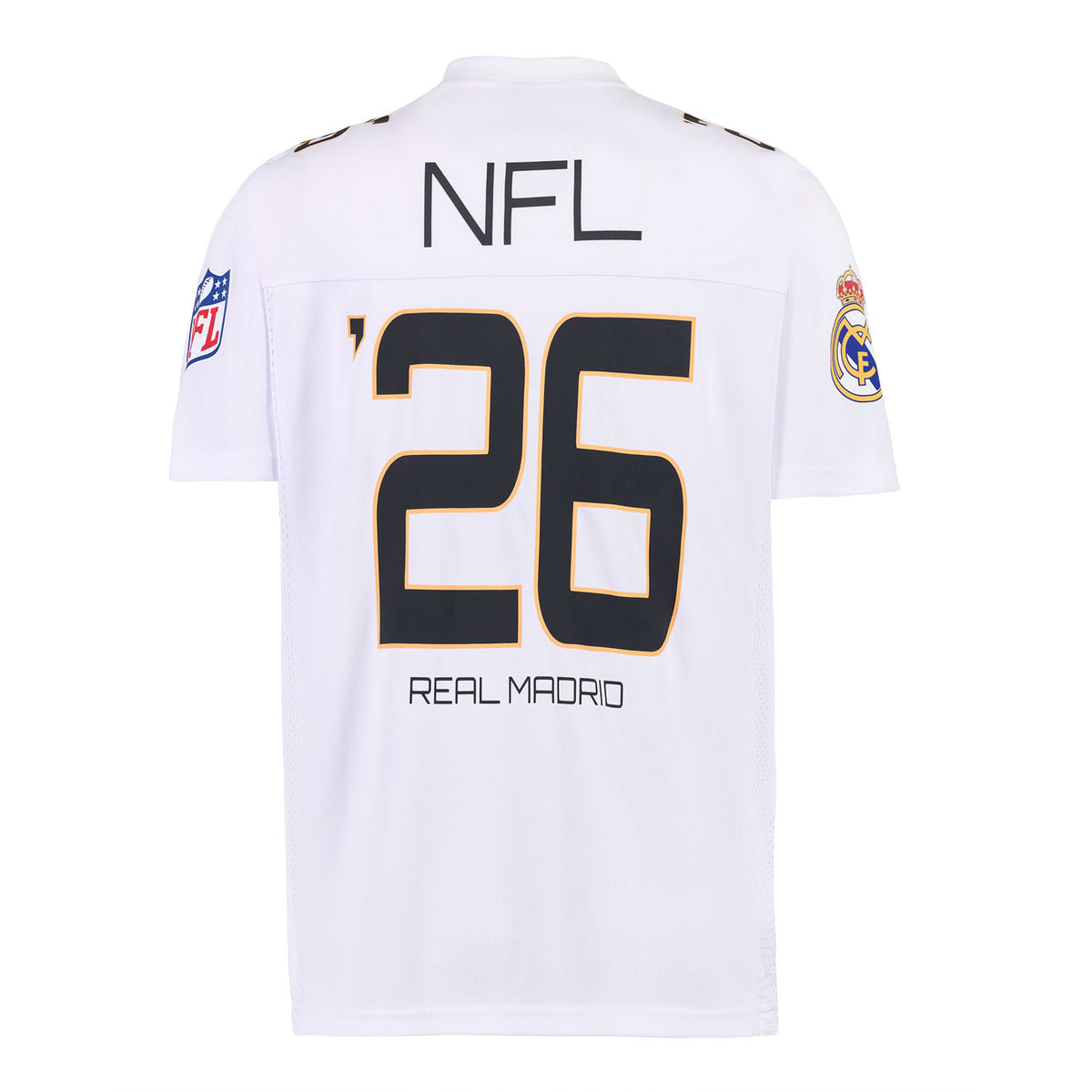 Koszulka Męska Real Madrid x NFL Futbol Amerykański Biała