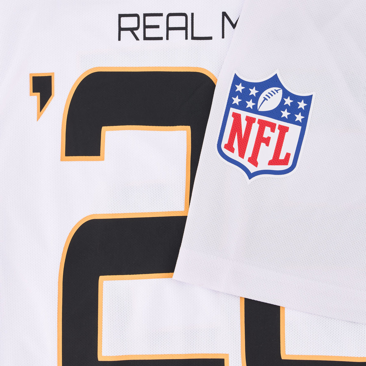 Koszulka Męska Real Madrid x NFL Futbol Amerykański Biała