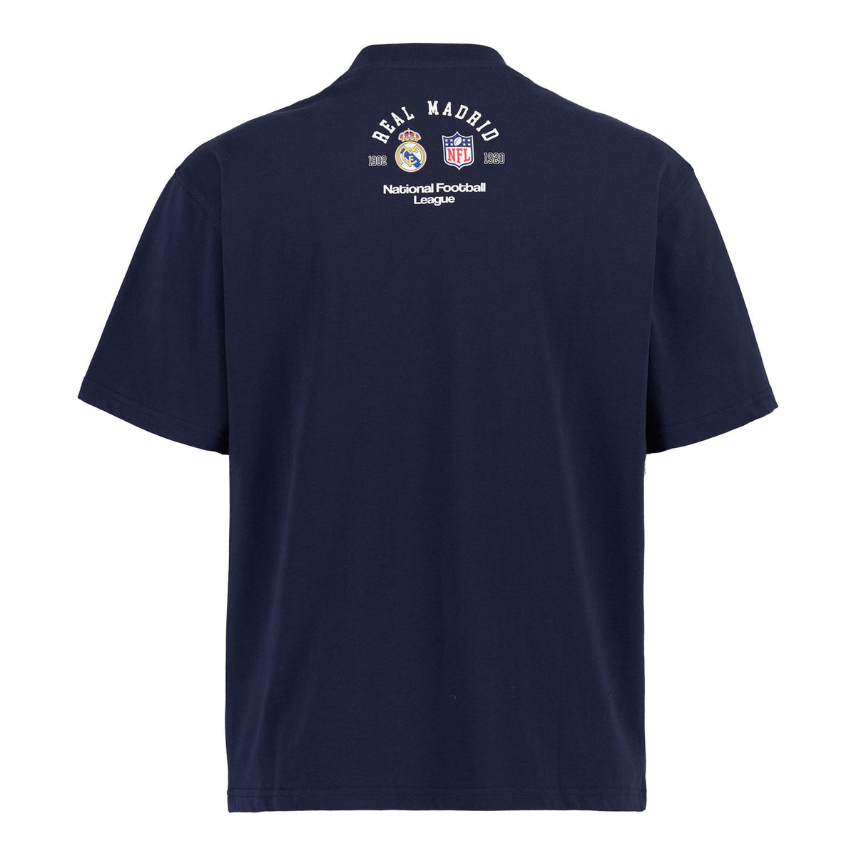 Herren Baumwoll-T-Shirt Real Madrid x NFL Marineblau