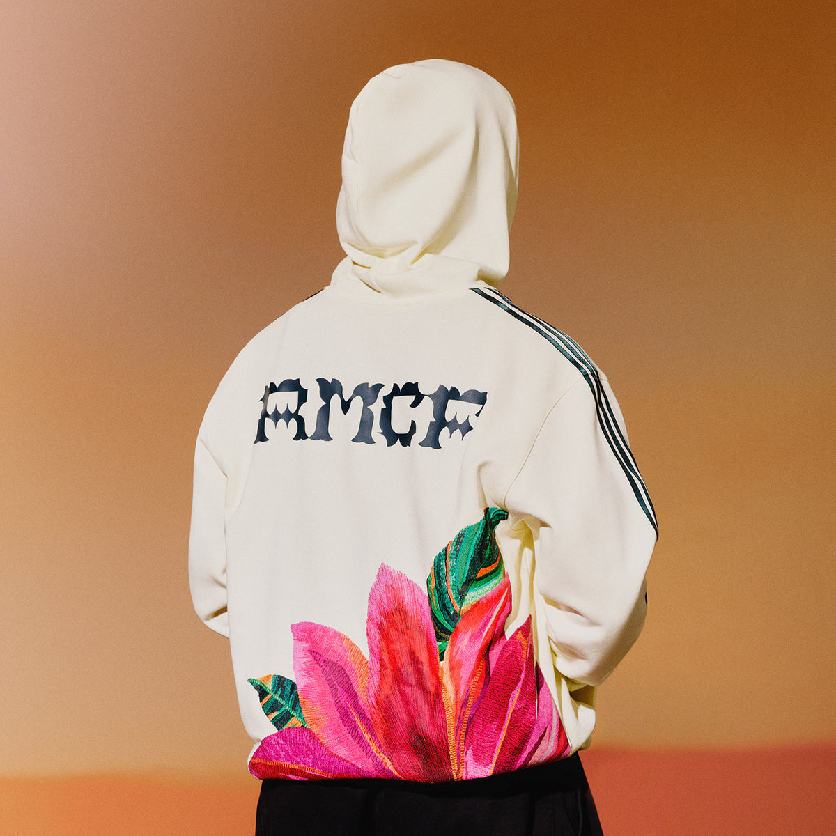 Sudadera Capucha Hombre adidas x FARM Rio 26/27 Crema