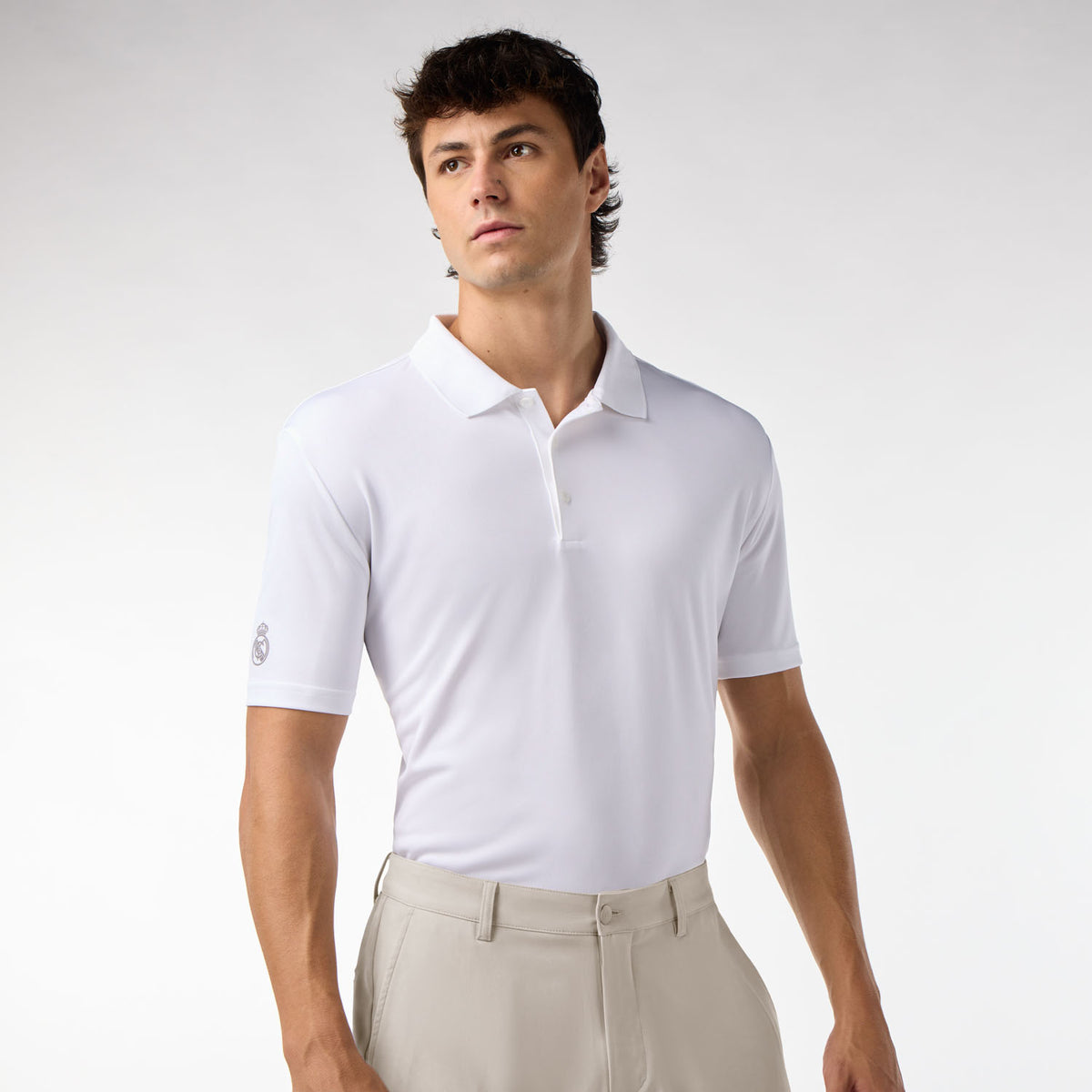 Polo Core Hommes adidas Golf Blanc