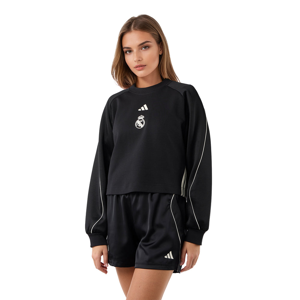 女款 adidas Stadium 卫衣 黑色