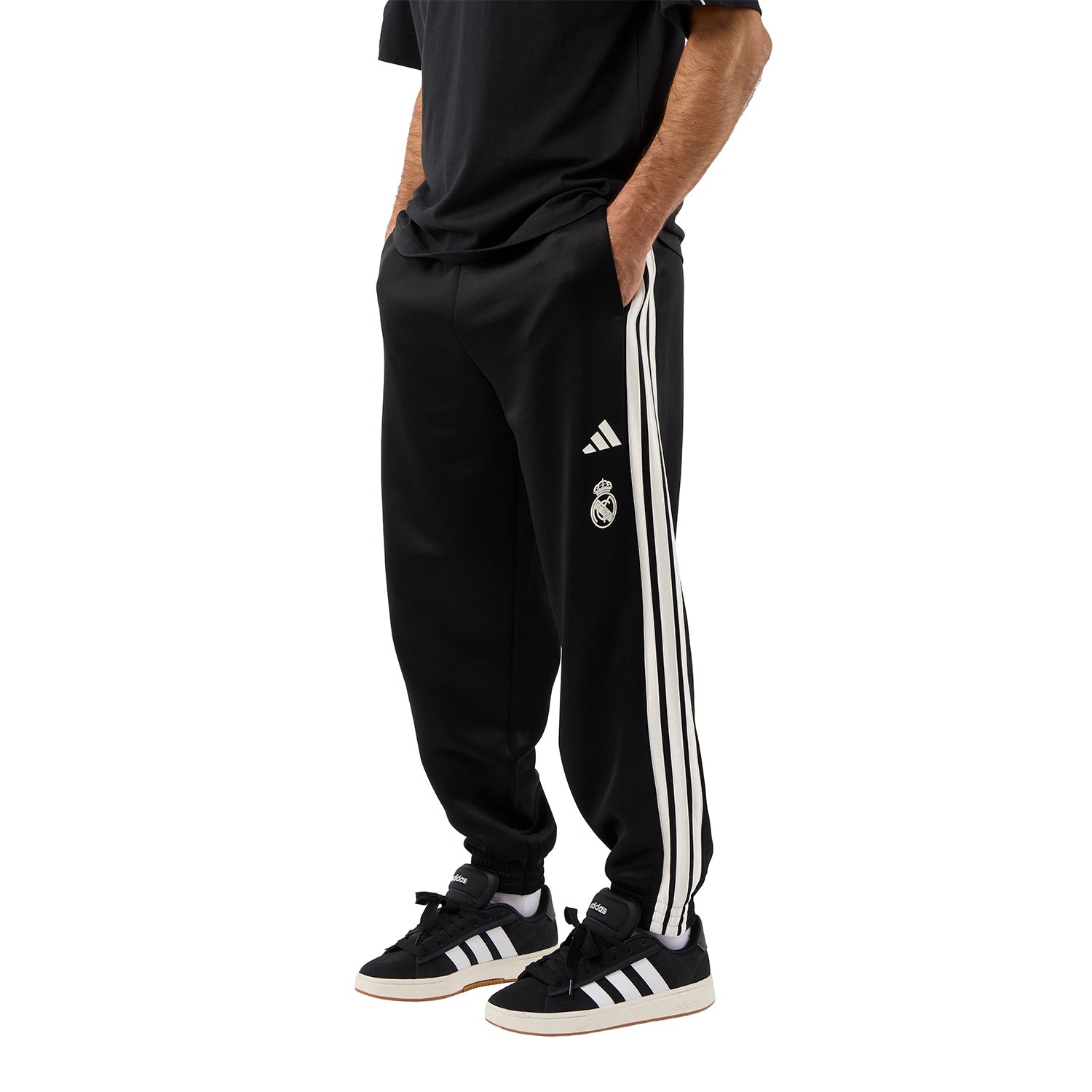 Mens adidas Stadium Tracksuit Pants Black