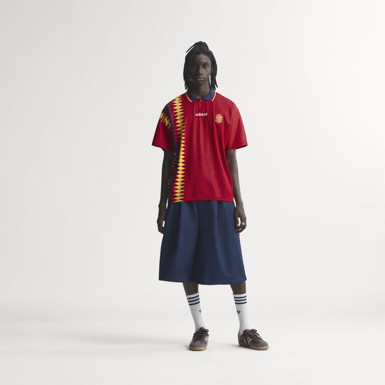 Spanien Herren Heimtrikot Retro 1996 Rot
