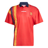 Maillot Rétro Espagne Homme Domicile 1996 Rouge