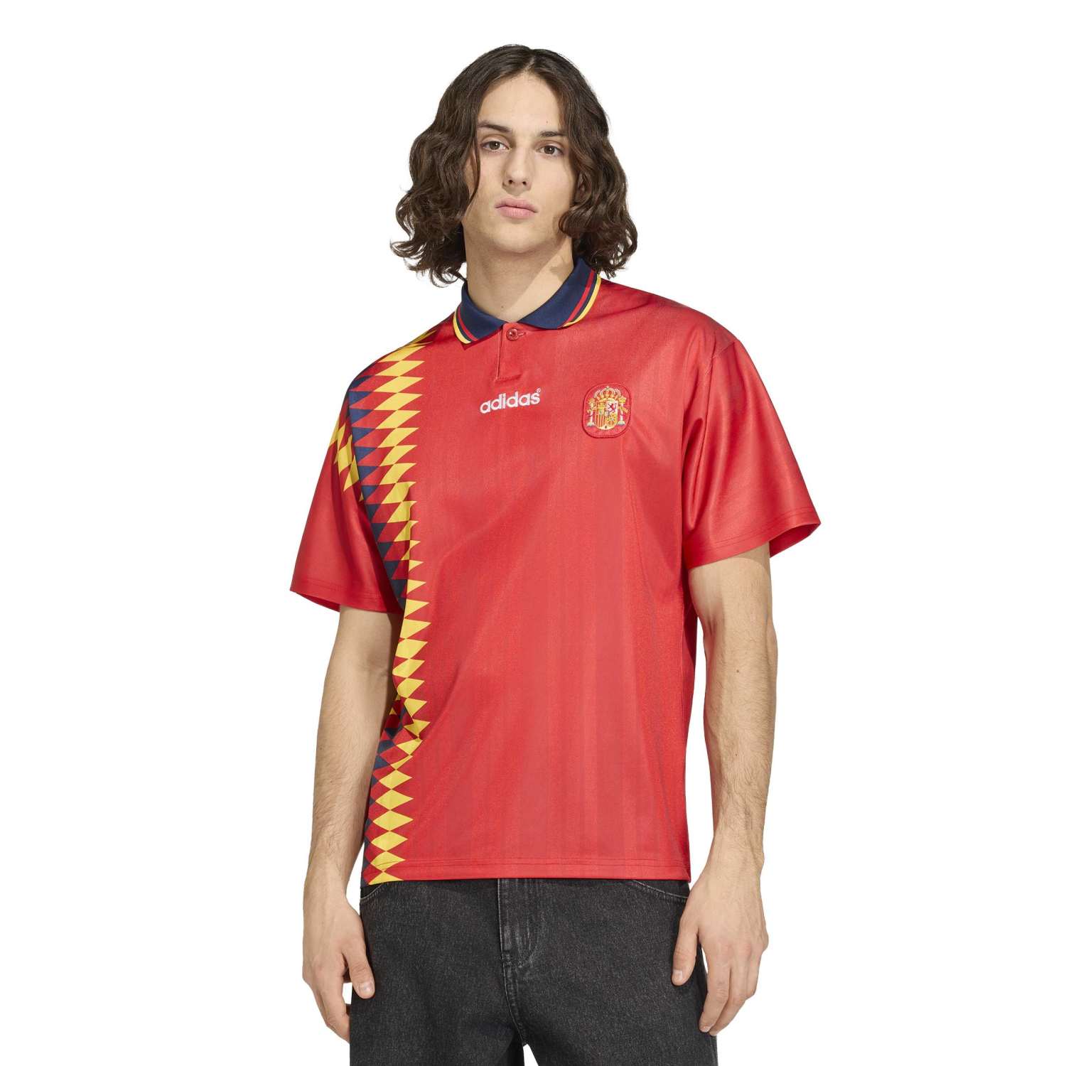 Spanien Herren Heimtrikot Retro 1996 Rot