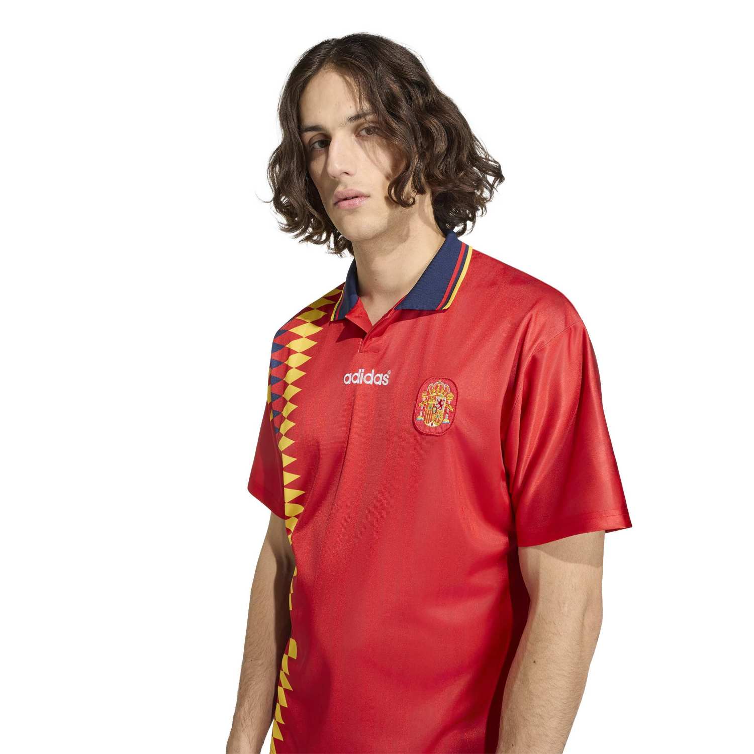 Spanien Herren Heimtrikot Retro 1996 Rot