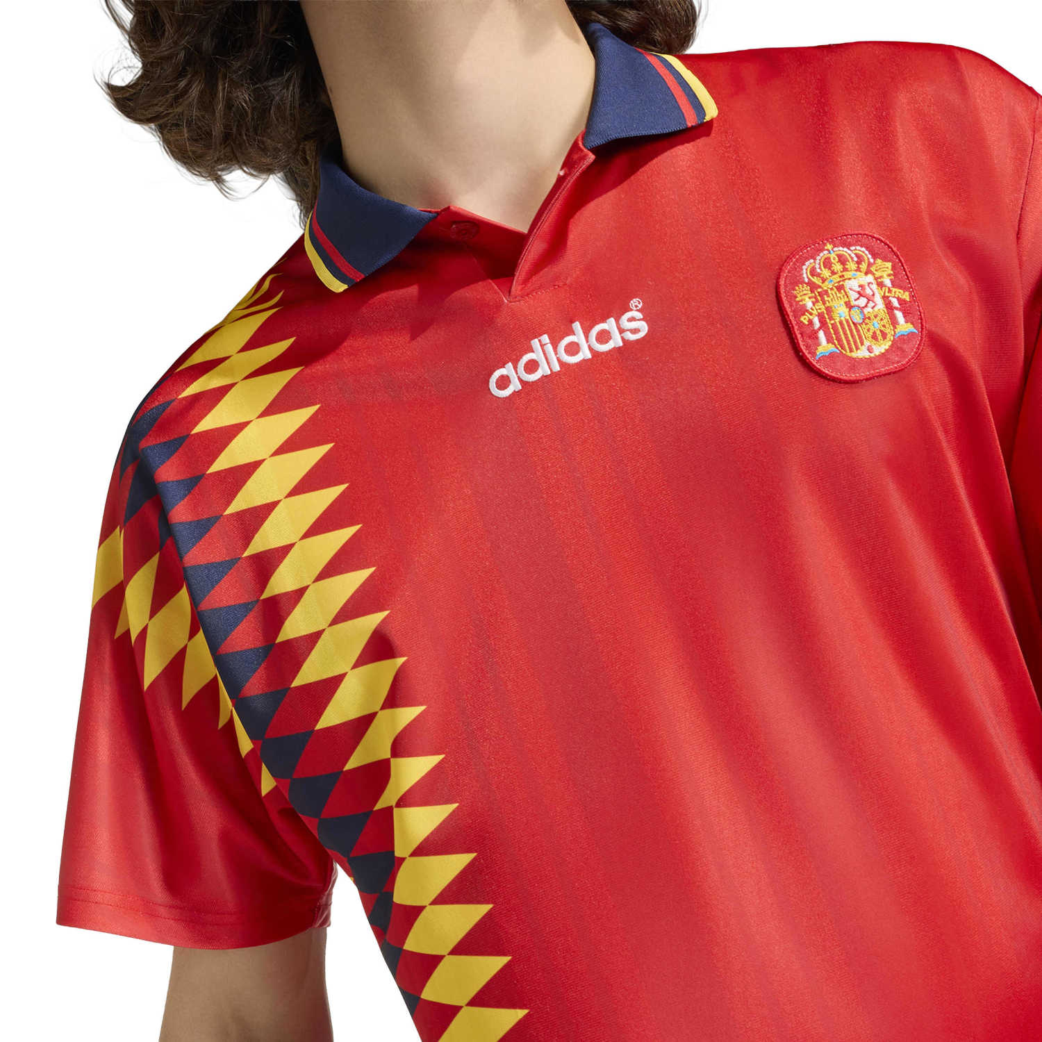 Spanien Herren Heimtrikot Retro 1996 Rot