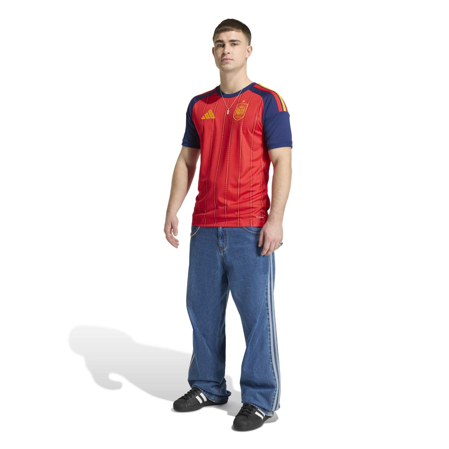 Camiseta España Hombre Primera Equipación Mundial 2026 Roja