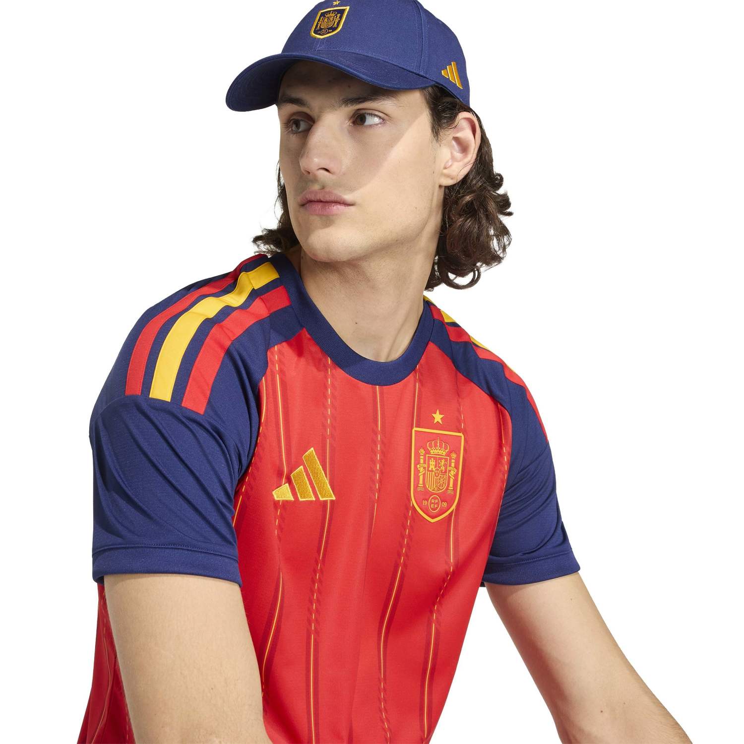 Camiseta España Hombre Primera Equipación Mundial 2026 Roja