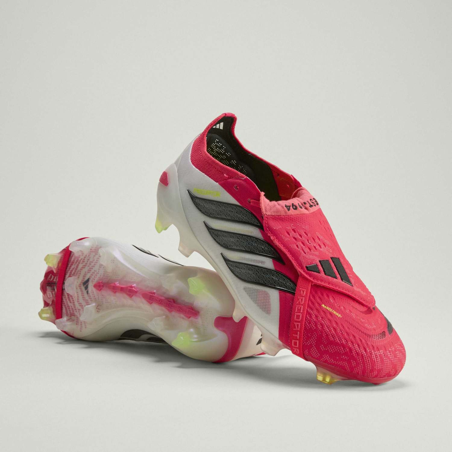メンズ adidas Predator Elite サッカースパイク タング レッド