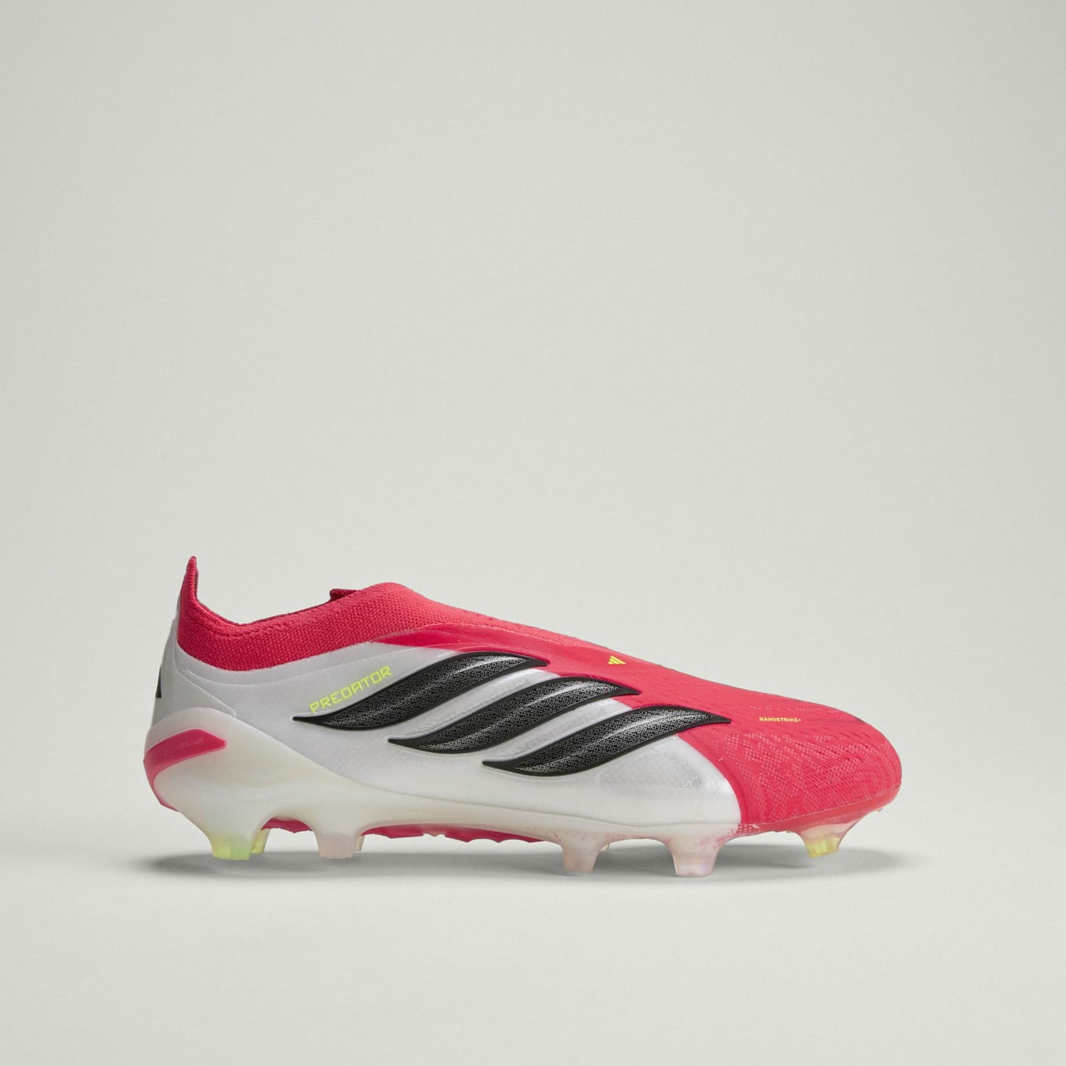 メンズ adidas Predator Elite サッカースパイク レースレス レッド