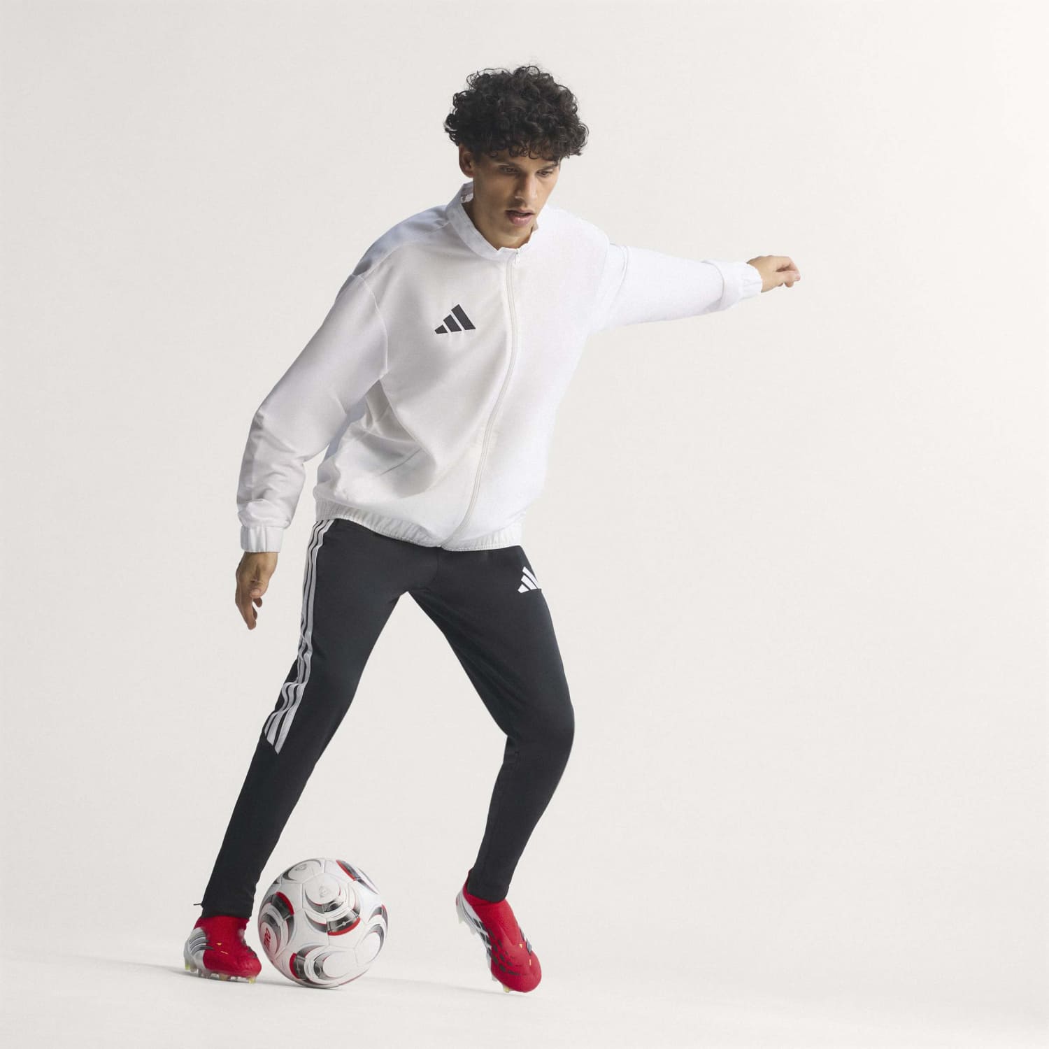 メンズ adidas Predator Elite サッカースパイク レースレス レッド